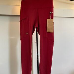 Fjallraven - M - NEW Pomegranate Red Abisko Tights W